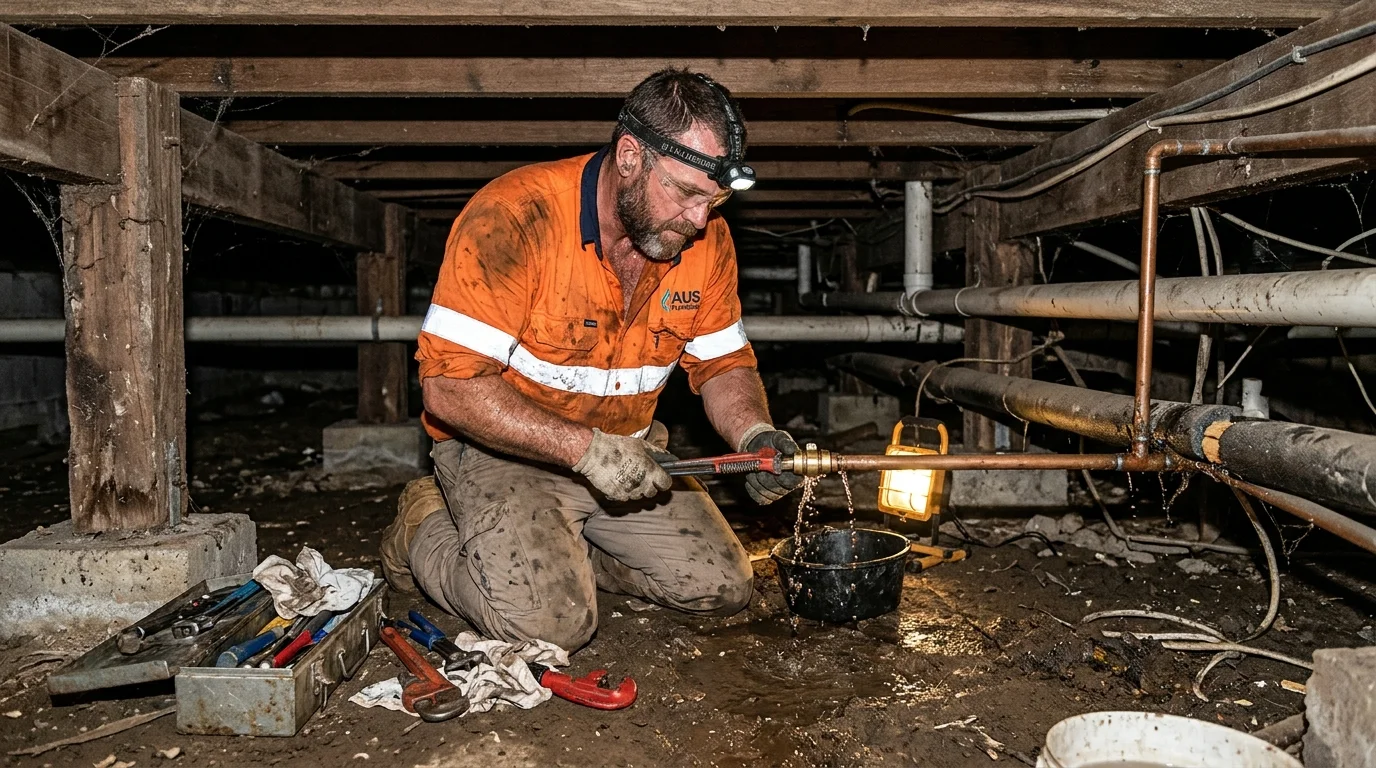 Plumbing installation project