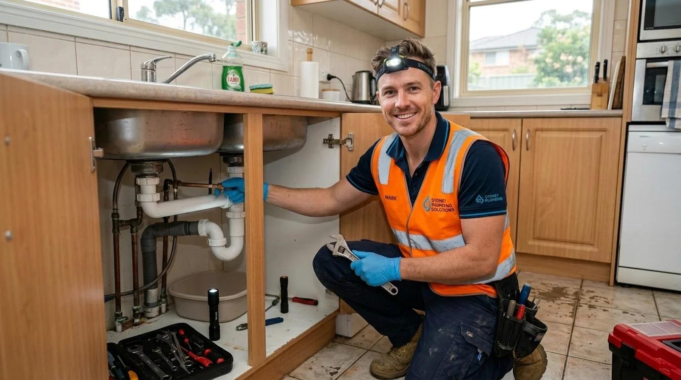 Licensed plumber working in Western Sydney